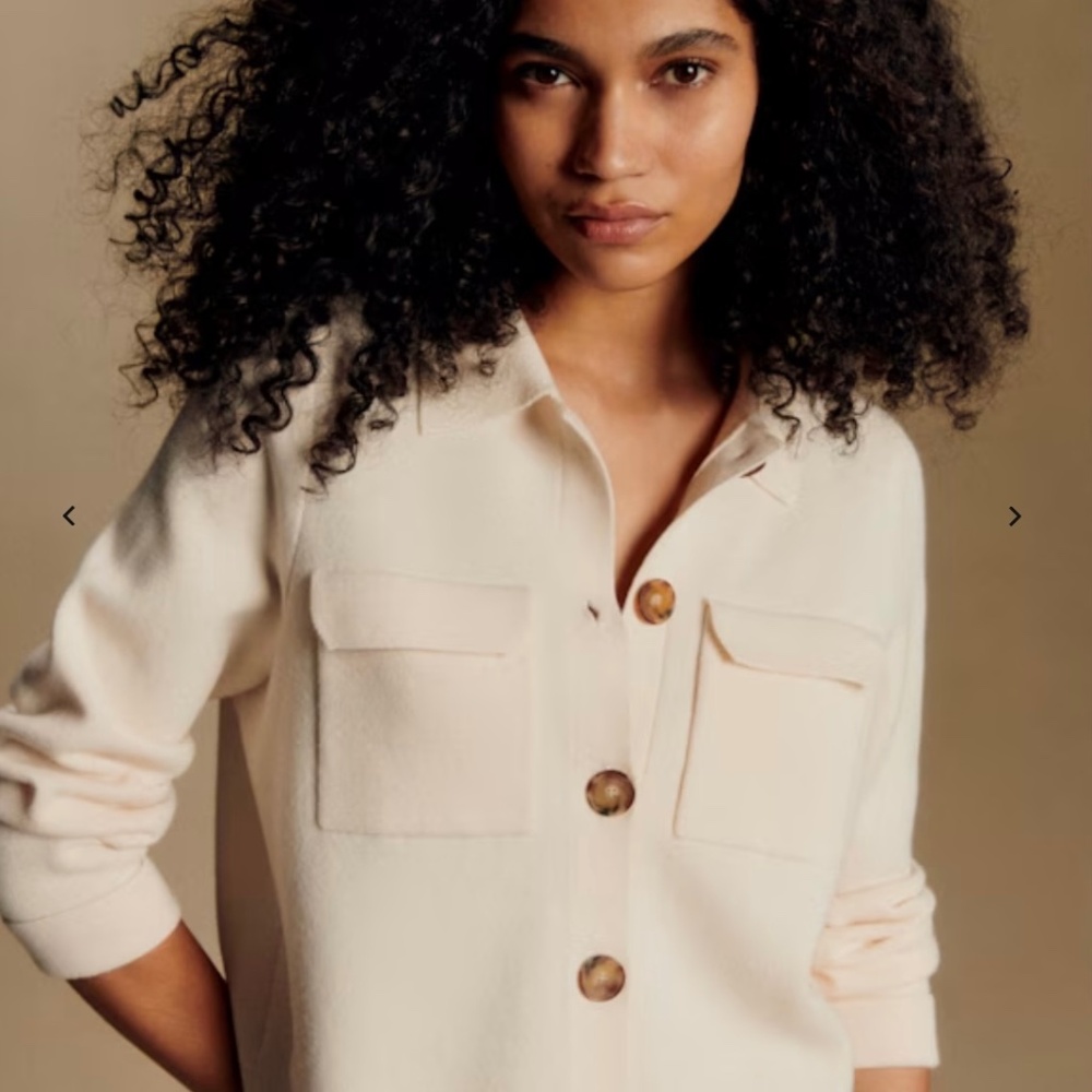 Sezane Sézane Betty Cardigan Ecru Size Small NWT